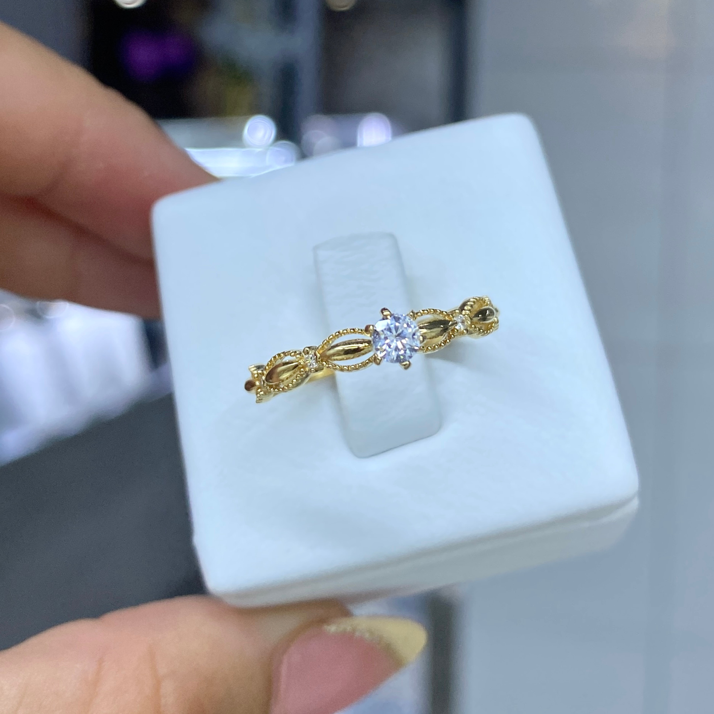 Anillo Princess - Oro 18K / 1.83 gr
