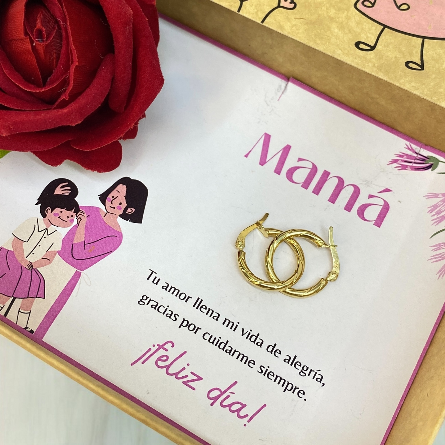 Candongas en Oro 18k – Joyería de lujo para mamá