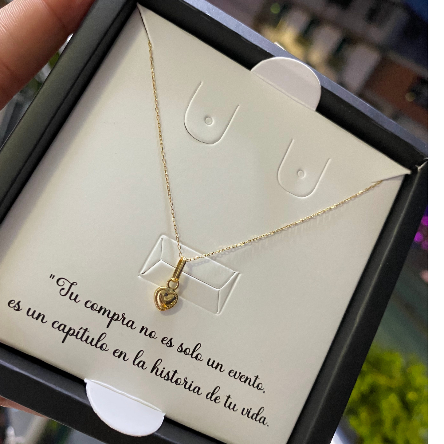 Cadena con Dije de Corazón en Oro 18k – Amor en cada detalle