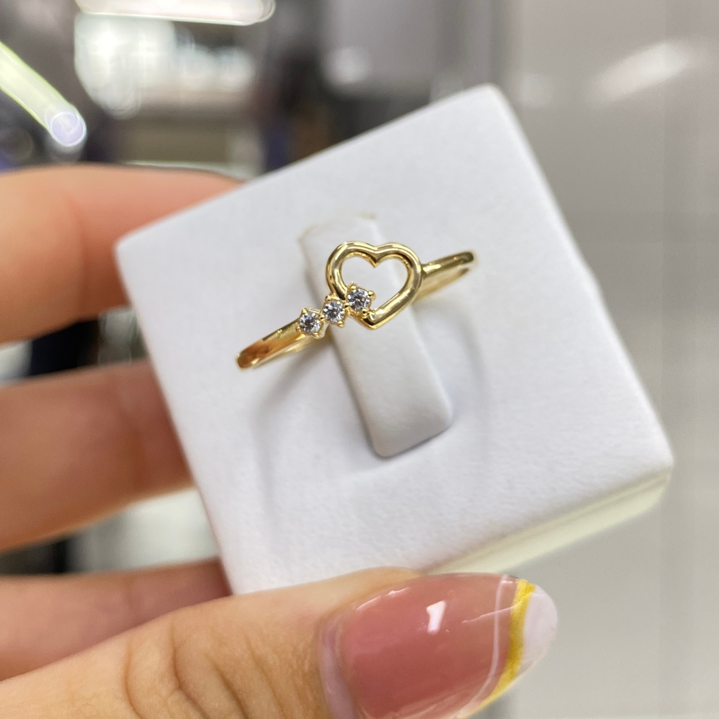 Anillo Corazon Oro 18K