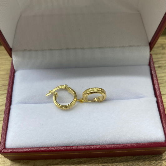 Candongas Diamantadas Oro 18k – Brillo y estilo único