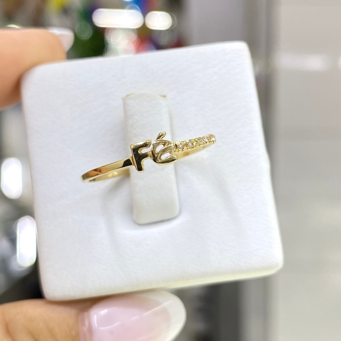 Anillo Fé - Oro 18K