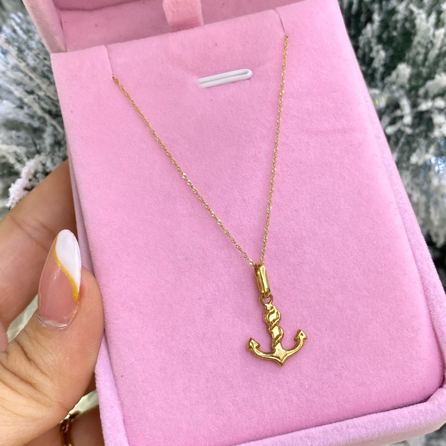 Cadena Ancla - Oro 18K