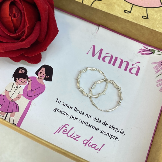 Candongas en Plata 925 – Clásico regalo para mamá