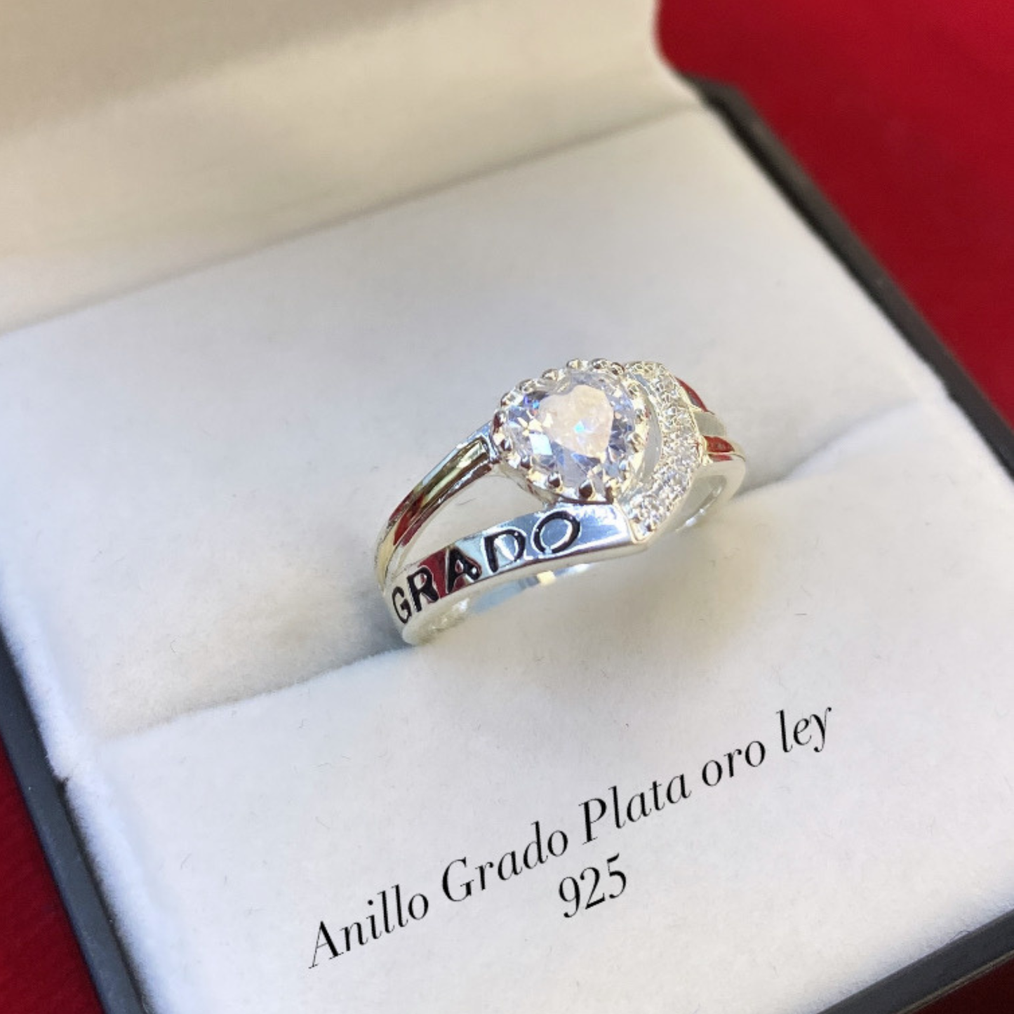 Anillo Graduación - Plata Oro