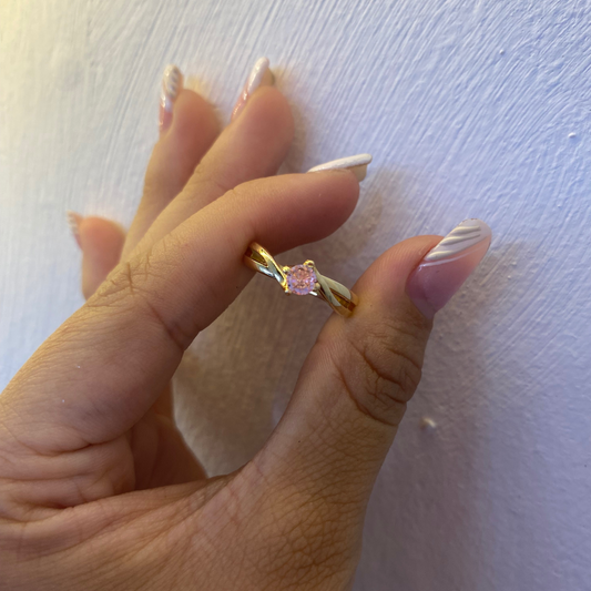 Anillo Cruzado en Oro 18K