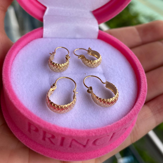 Candongas en Oro  18K – Mini y Medianas  disponibles