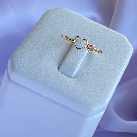 Anillo Corazón en Oro 18K