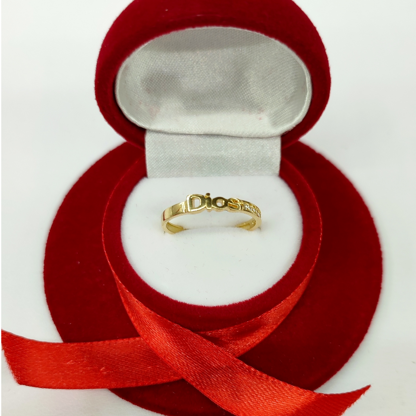 Anillo Dios en oro 18k – Elegancia y Fé en una joya