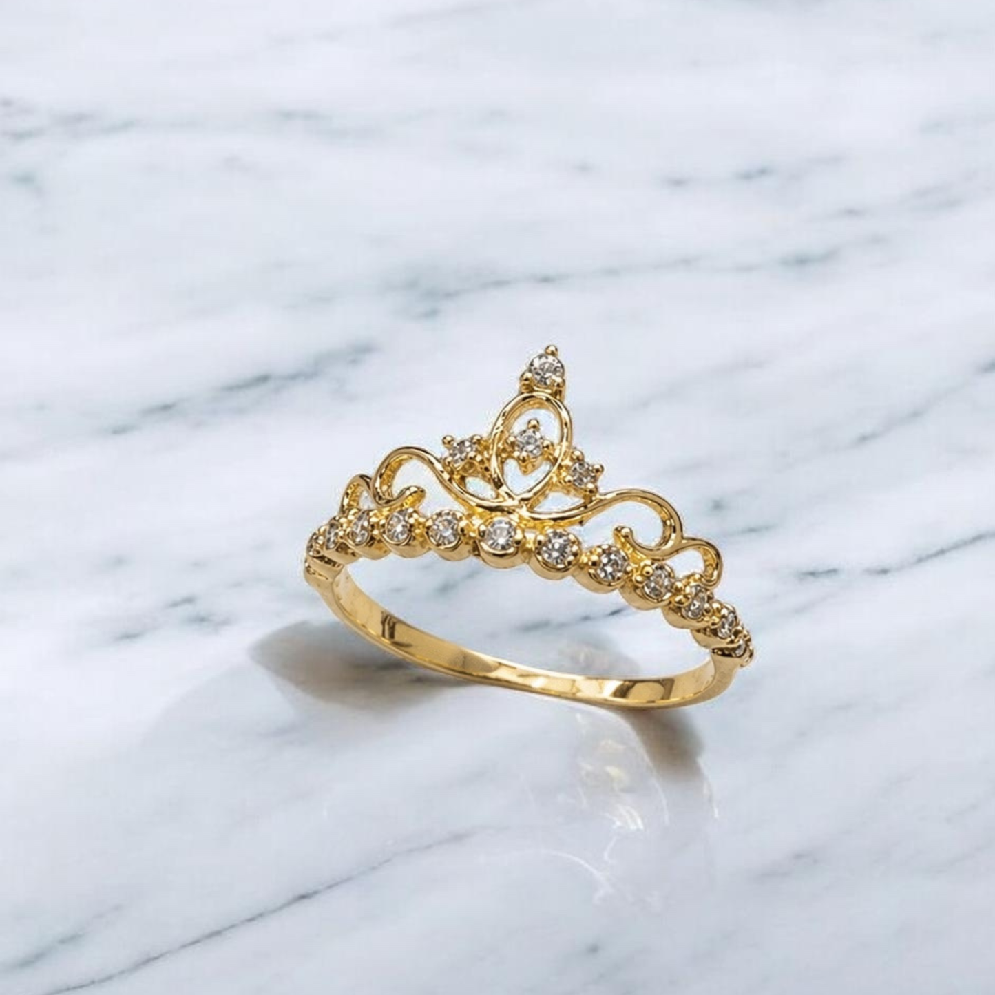 Anillo Corona  XV - Oro 18K