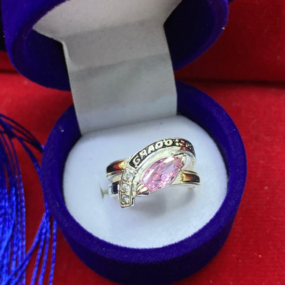 Anillo Graduación - Plata Oro