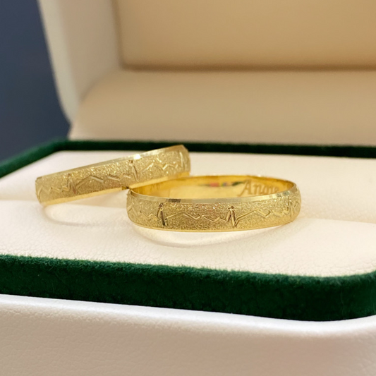Argollas de Matrimonio en Oro 18K – Amor eterno con elegancia
