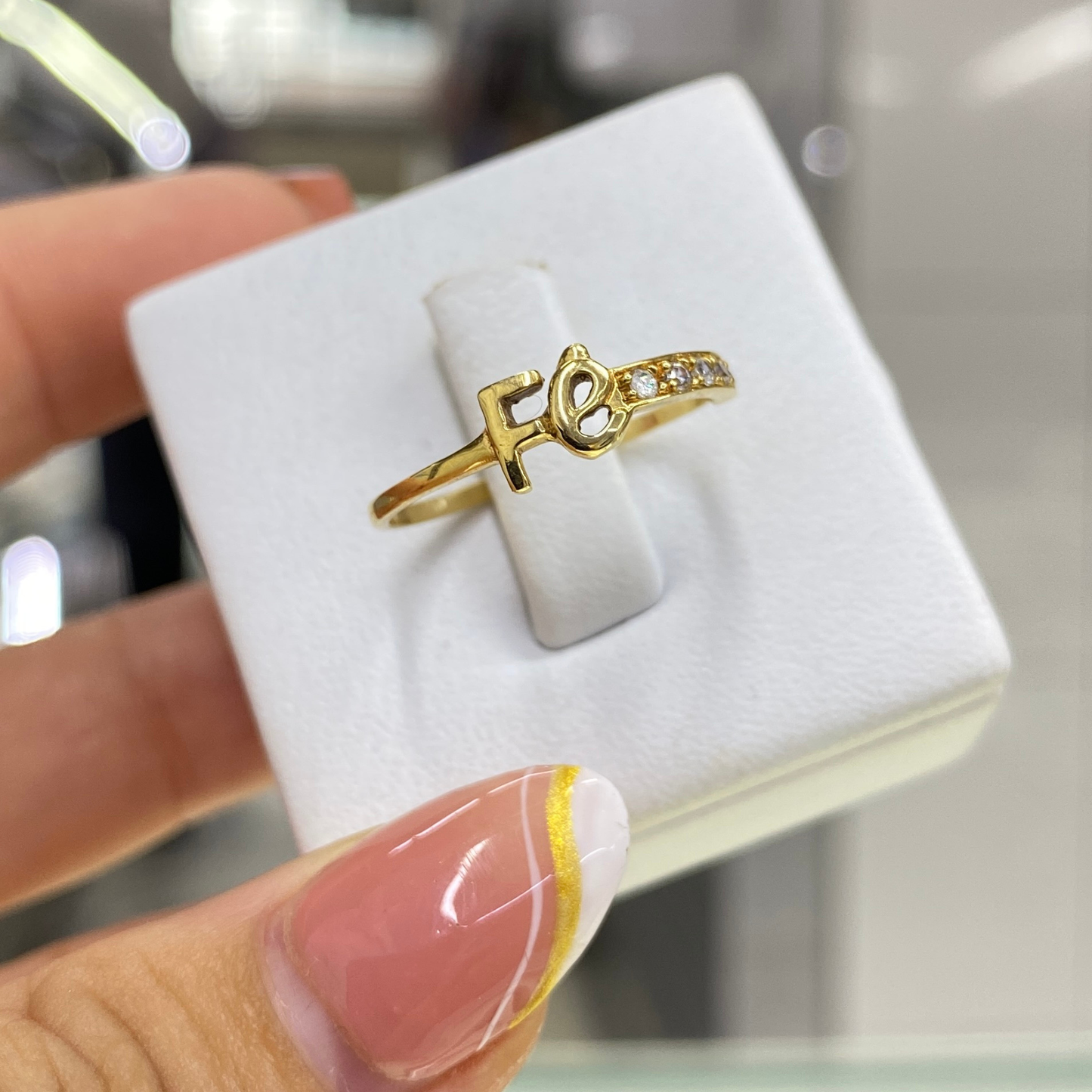 Anillo Fé Oro 18K