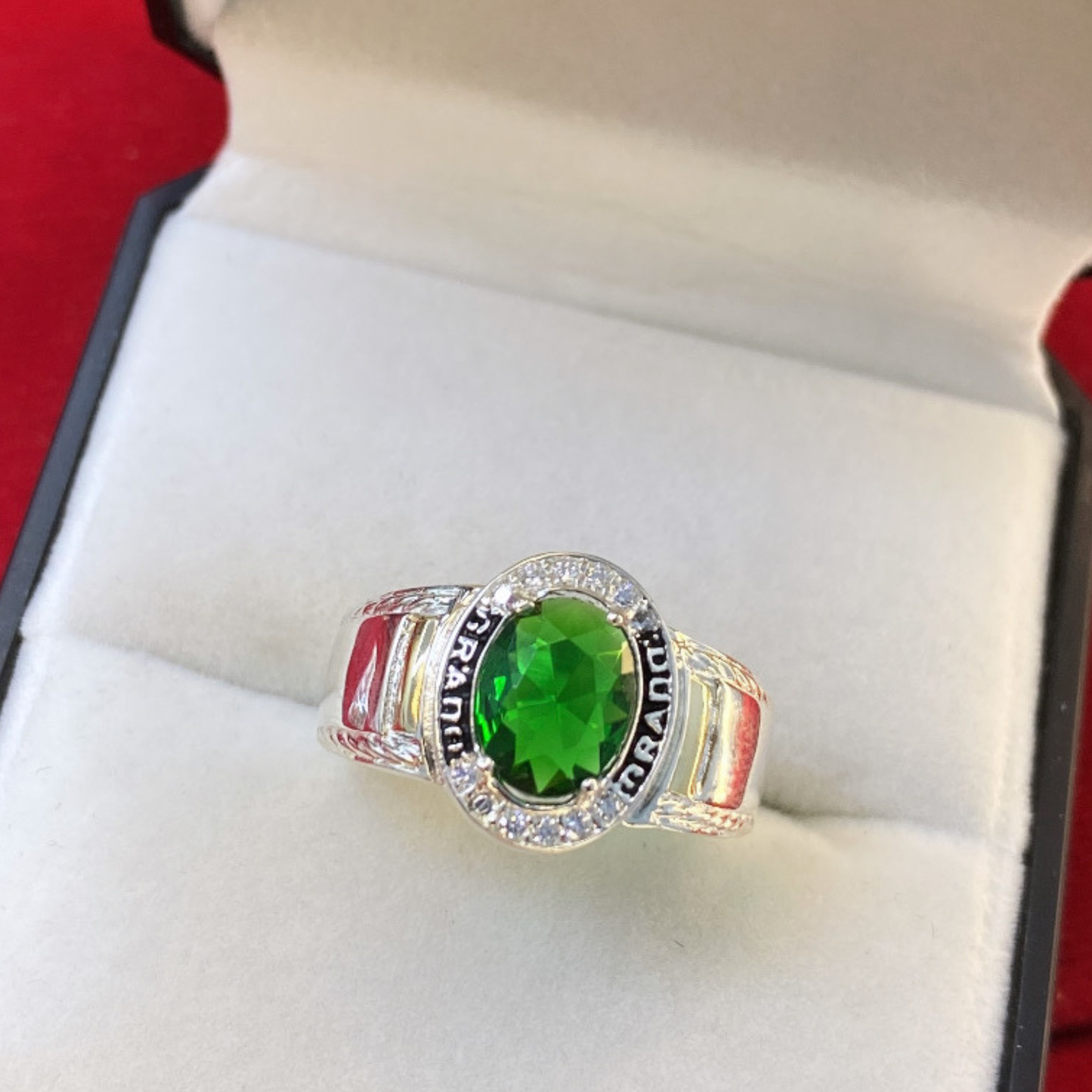 Anillo Graduación - Plata Oro 925