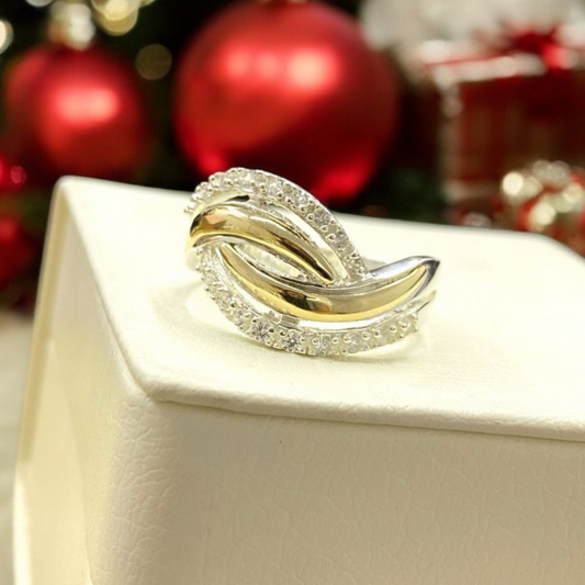 Anillo Plata Oro 925
