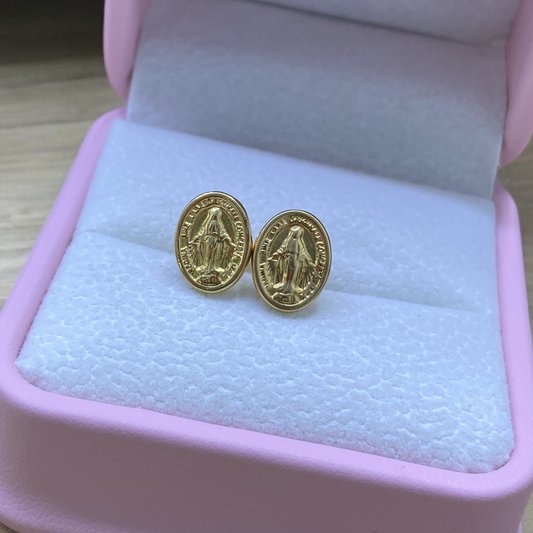 Topos Virgen Milagrosa Grandes - Oro 18K