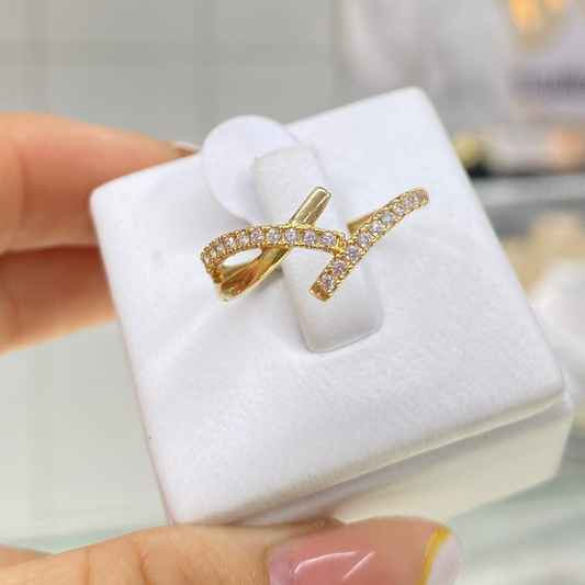 Anillo Cruzado Oro 18K