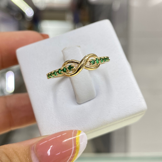 Anillo Infinito Oro 18K