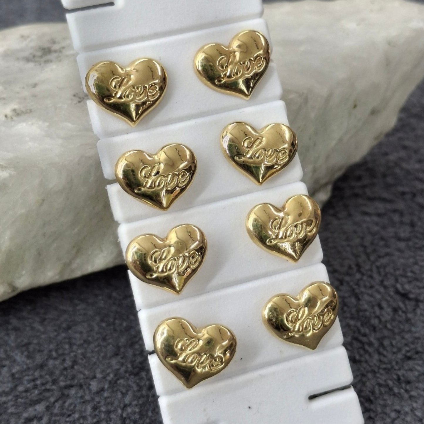 Aretes Corazón Love 18K