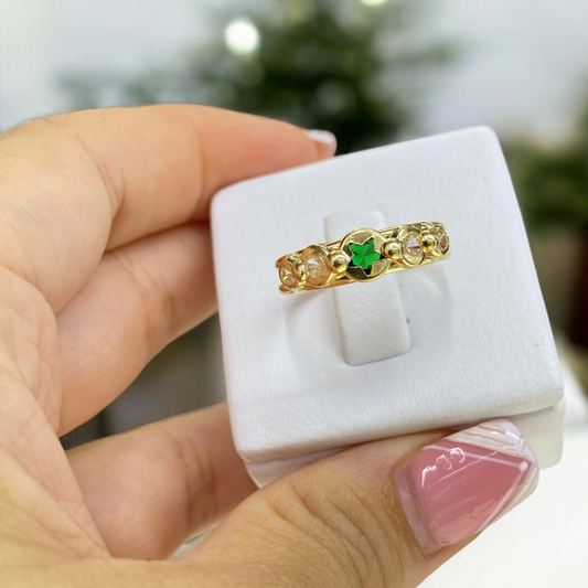 Anillo Estrella de Esperanza en Oro 18K
