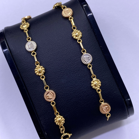 Pulsera Rolex - Tres Oros 18K