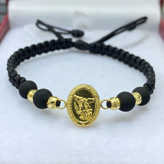 Pulsera San Miguel Arcangel - Oro 18K
