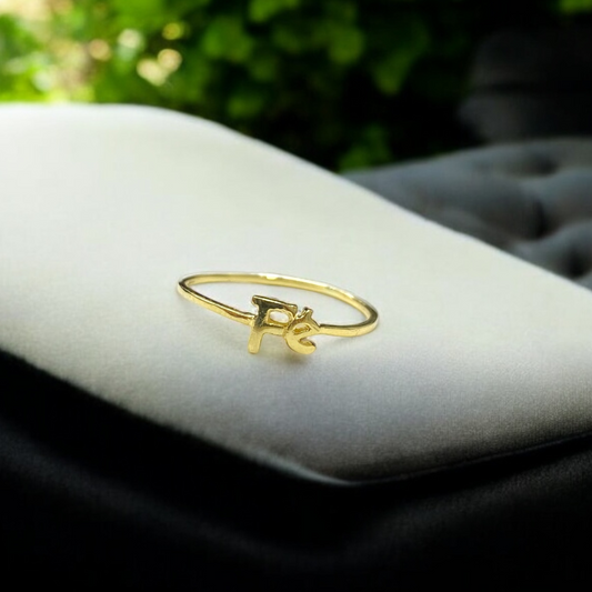 Anillo Fé  - Oro 18K