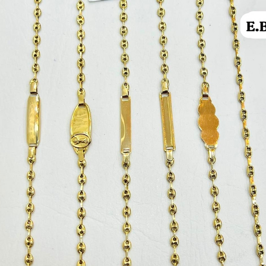 Esclava Bebe Gucci Oro 18k