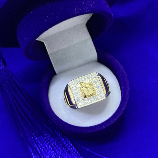 Anillo Graduación - Plata Oro 925