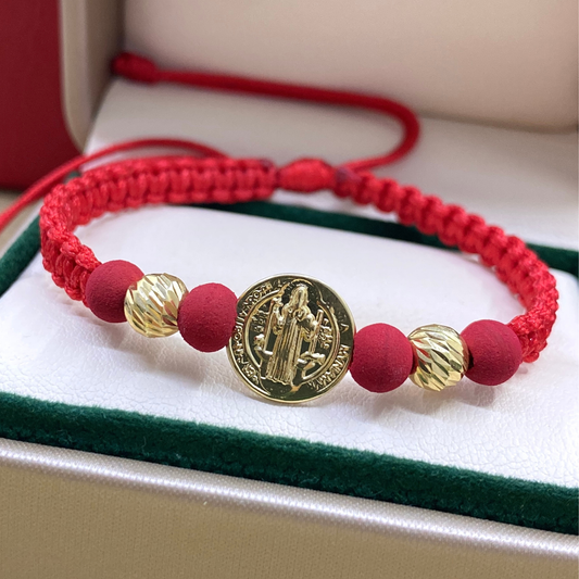 Pulsera San Benito - Oro 18K