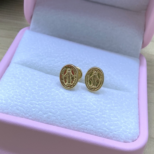 Topos Virgen Milagrosa Pequeños  - Oro 18K