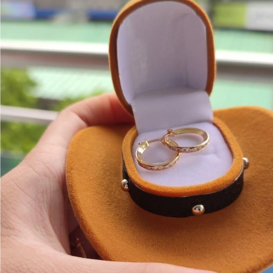 Candongas con Circones en Oro 18k – Brillo y estilo único