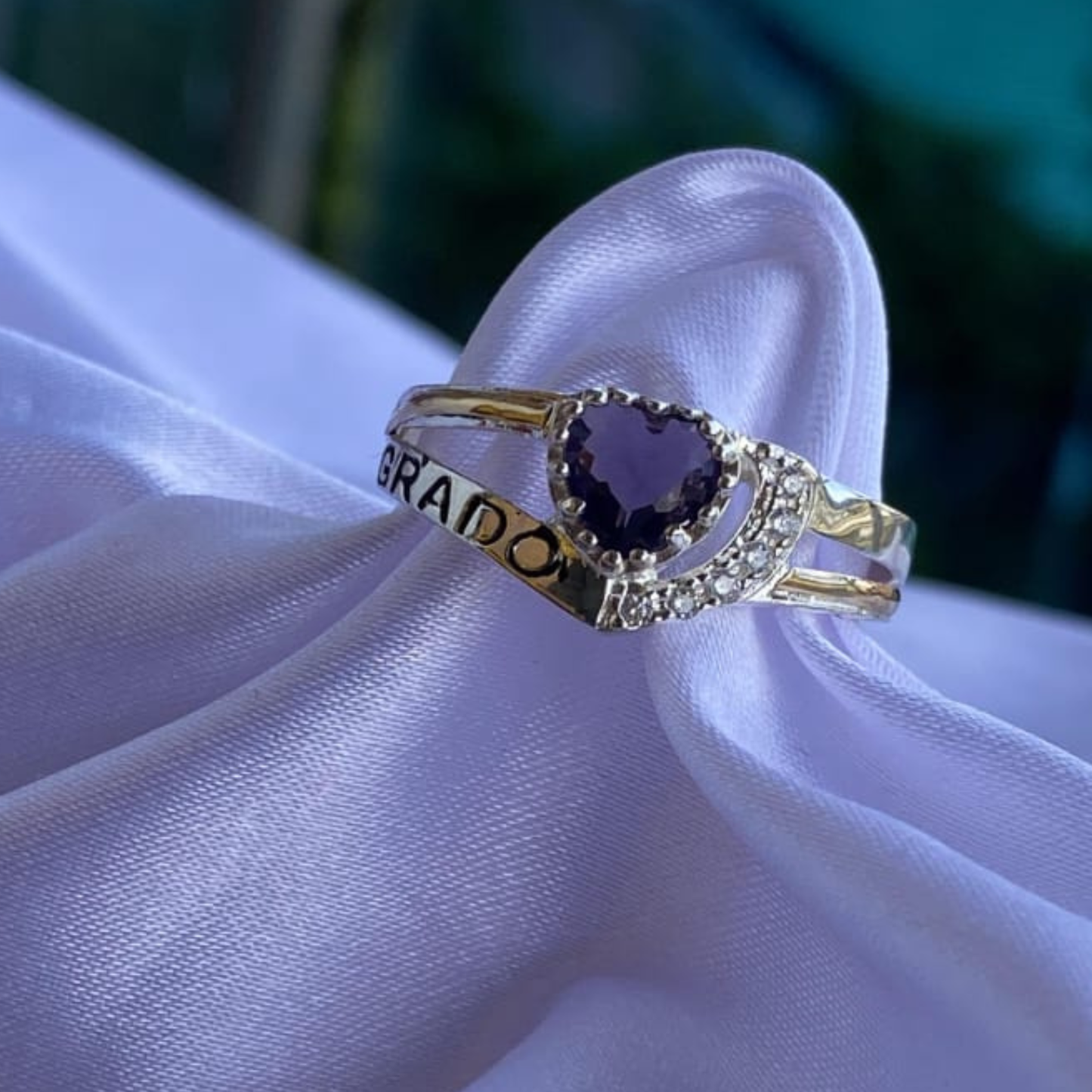 Anillo Graduación - Plata Oro