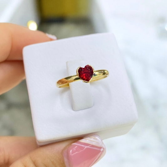 Anillo Corazón Oro 18K