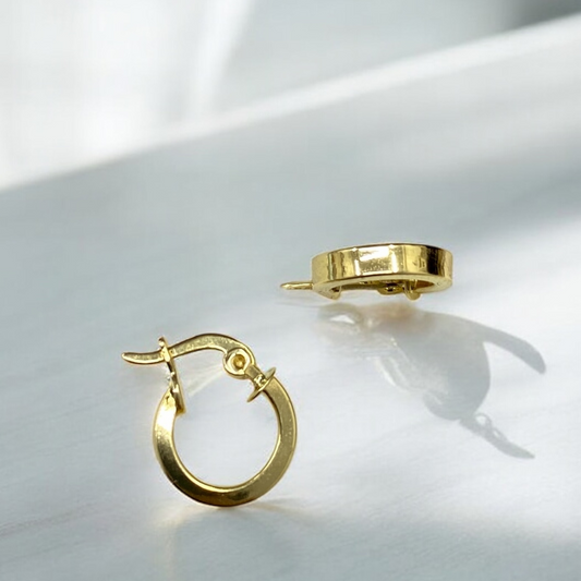 Candonga Lisa Plana Mini - Oro 18k
