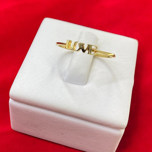Anillo LOVE  Oro 18K