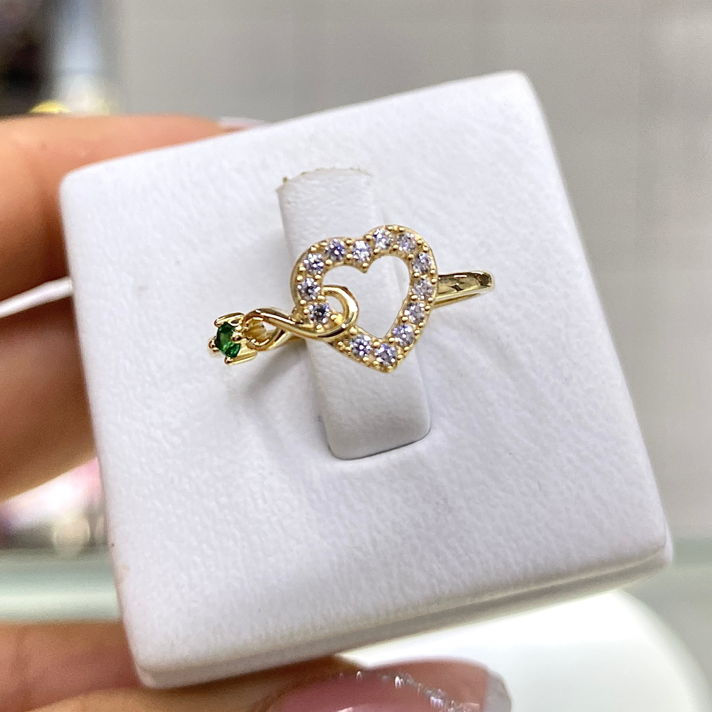 Anillo Corazon Infinito - Oro 18K